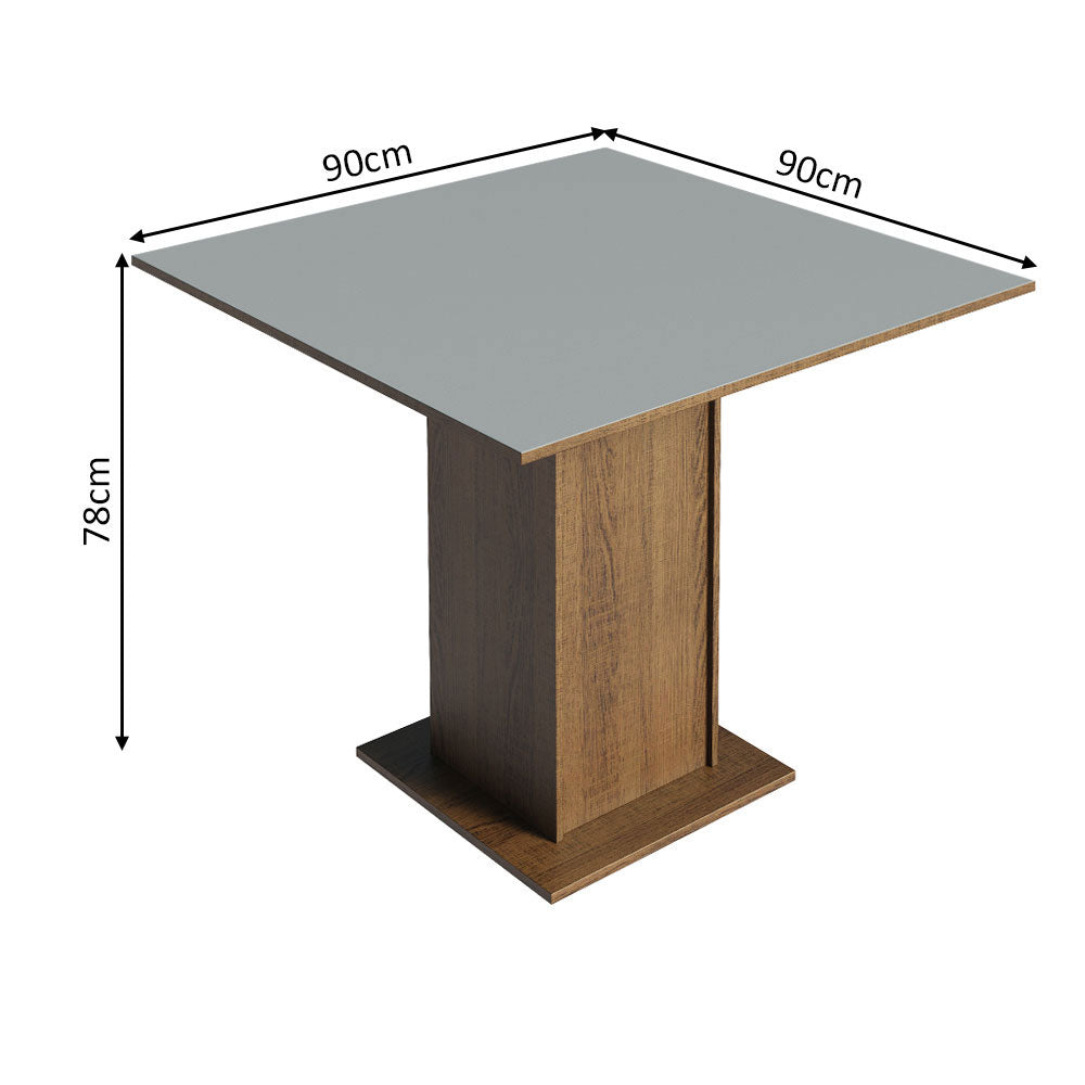 Mesa de Comedor Cuadrada 4 Puestos