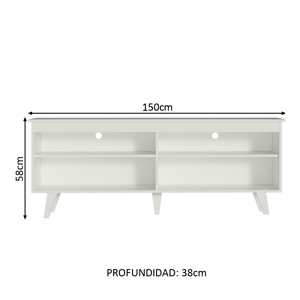 Centro de Entretenimiento Mesa para TV Udine Hasta 65 Pulgadas