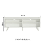 Centro de Entretenimiento Mesa para TV Udine Hasta 65 Pulgadas