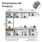 Cocina Integral Diamante 2.40 m con Encimera