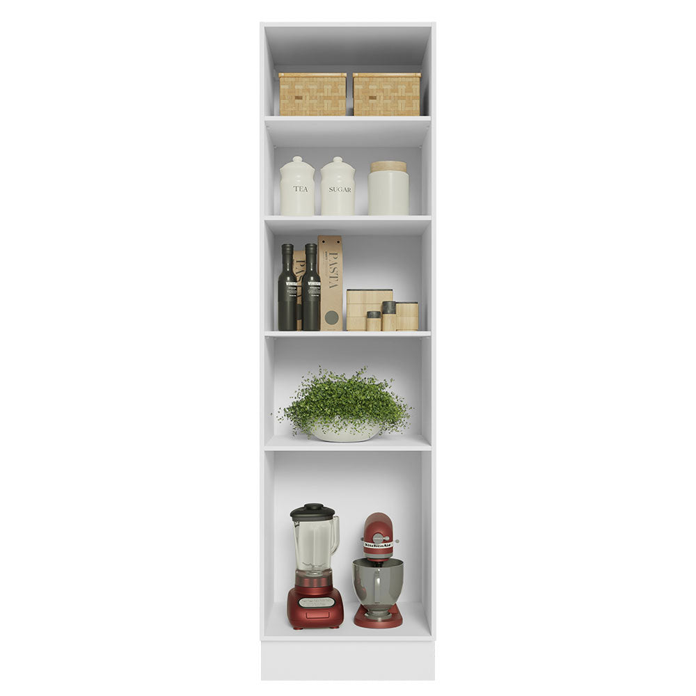 Mueble de Cocina Armario Vertical Abierto con 5 Nichos