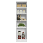 Mueble de Cocina Armario Vertical Abierto con 5 Nichos