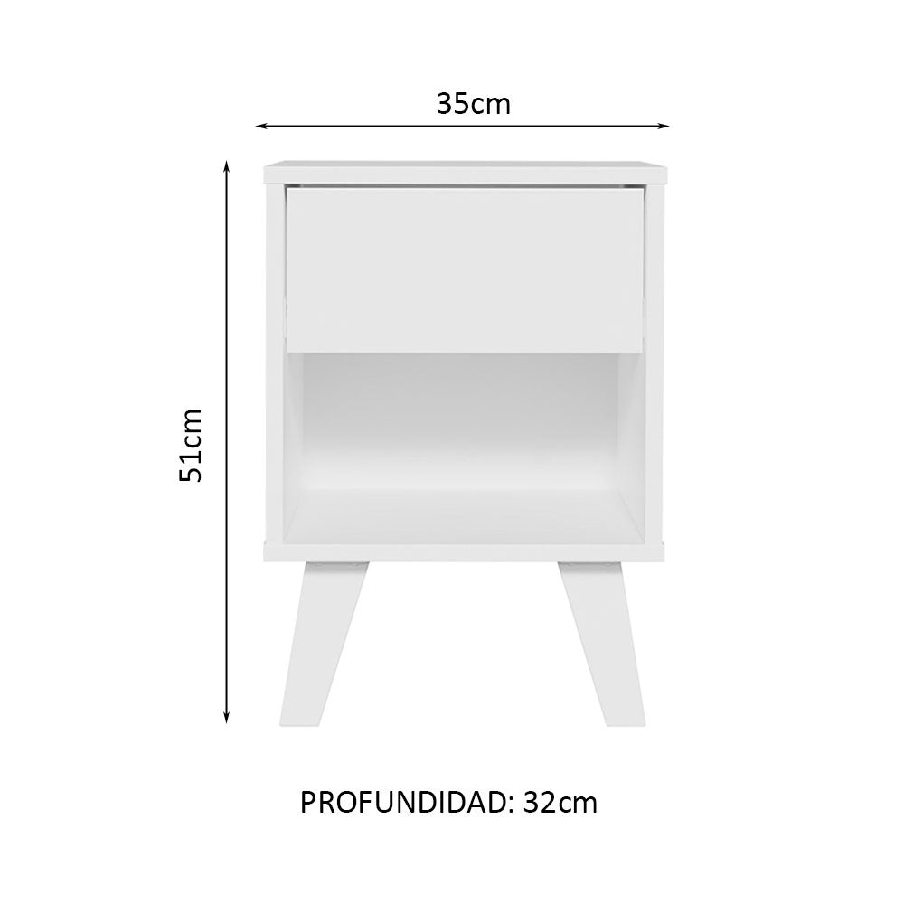 Kit con 2 Mesitas de Noche Madesa