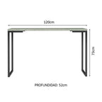 Escritorio de Oficina Industrial y Cajonera Madesa GrisBlanco