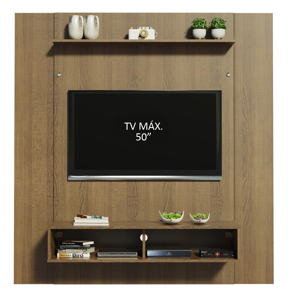 Panel para TV Arizona Hasta 55 Pulgadas Marrón