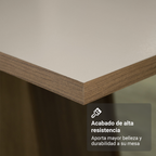Mesa de Comedor Rectangular 6 Puestos