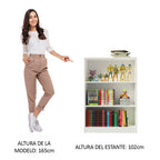 Mueble Estante Librero con 3 Niveles