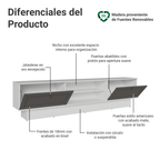Centro de Entretenimiento Mesa para TV Vik Hasta 80 Pulgadas