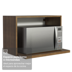 Mueble de Cocina Superior para Hornos Glamy 60 cm Marrón