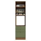 Mueble de Cocina para Hornos Vik 60 cm Marrón/Verde