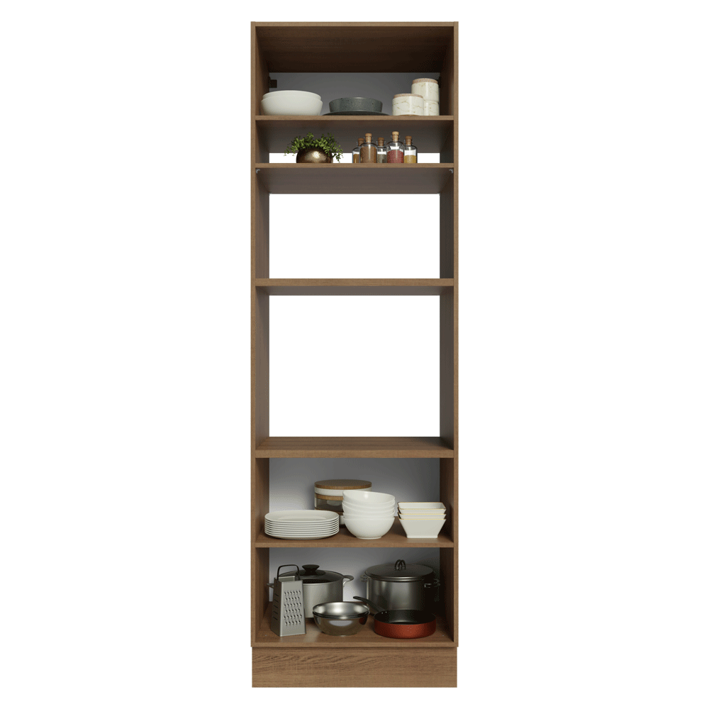 Mueble de Cocina para Hornos Vik 70 cm Marrón/Gris