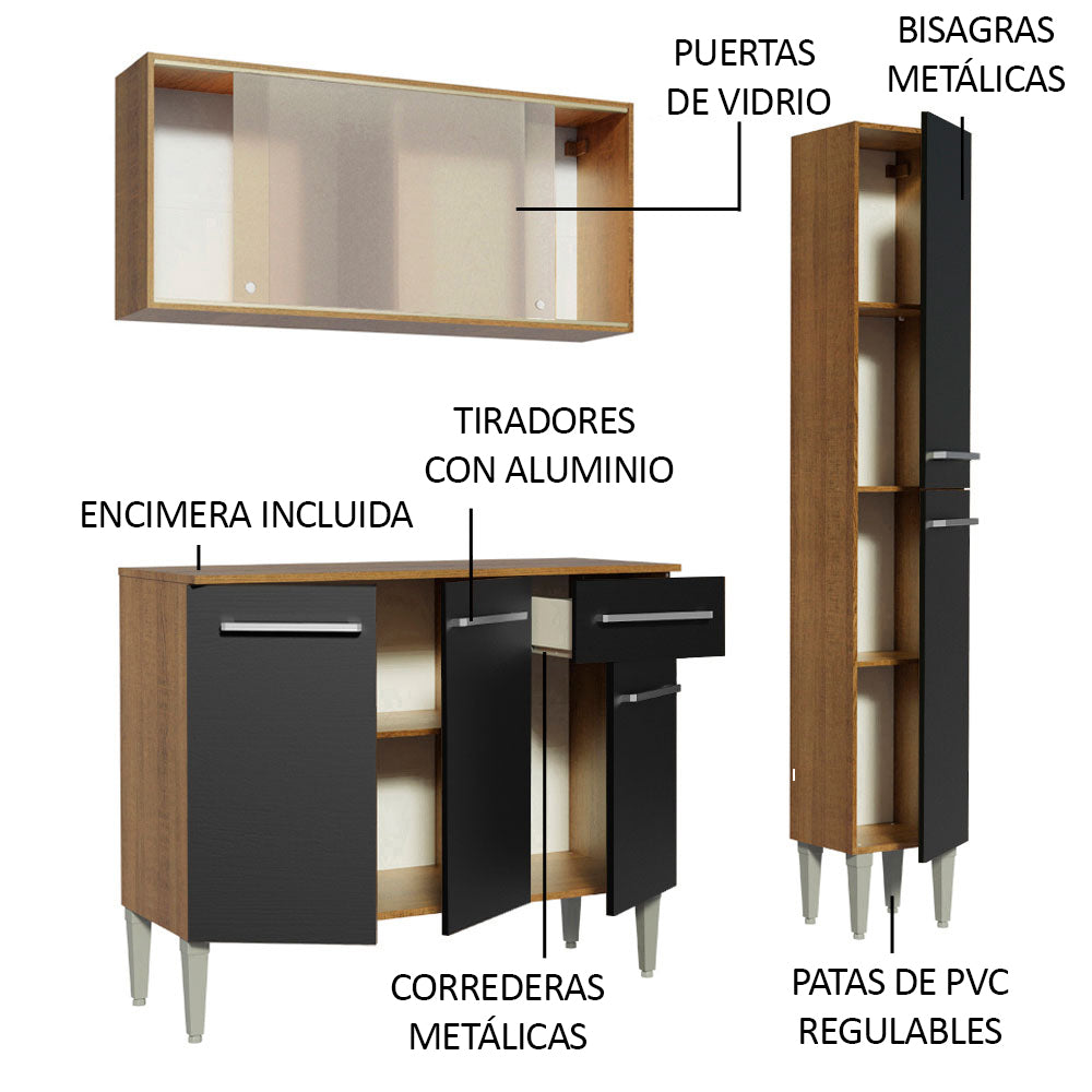 Cocina Integral Emilly Force 1.40 Metros 02