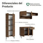 Cocina Integral Emilly 2.30 Metros Marrón 18