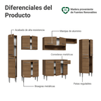 Cocina Integral Emilly 3.25 Metros Marrón 07