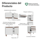 Cocina Integral Reims 2.50 m con Encimera Blanco 08