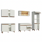 Cocina Integral Reims 3.10 m con Encimera Blanco 01