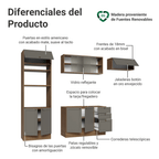 Cocina Integral Vik 2.70 Metros Marrón/Gris 03