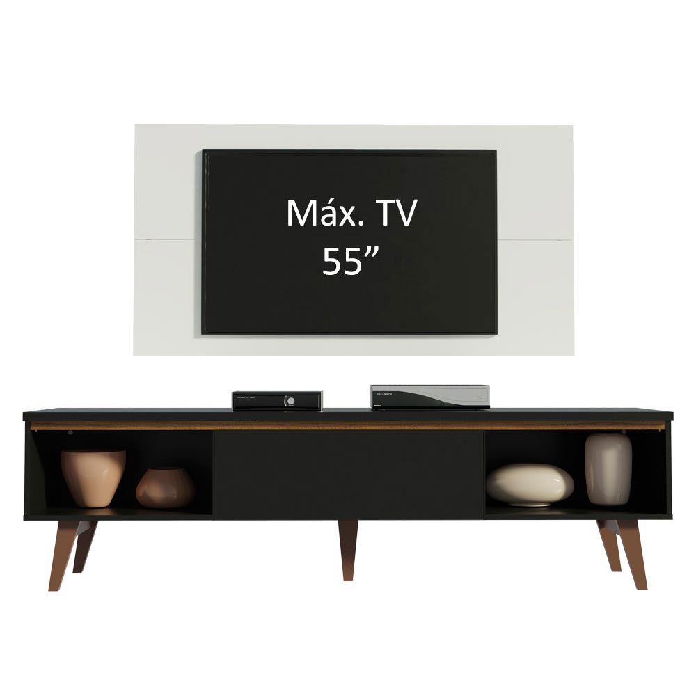 Centro de Entretenimiento para TV Reims Mesa y Panel Hasta 55 Pulgadas