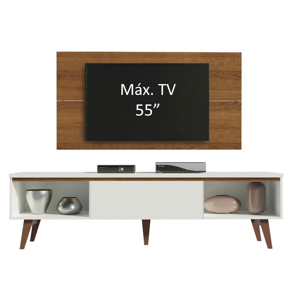 Centro de Entretenimiento para TV Reims Mesa y Panel Hasta 55 Pulgadas