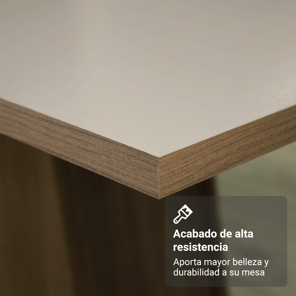 Mesa de Comedor Rectangular 6 Puestos