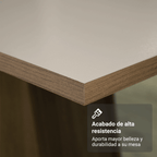 Mesa de Comedor Rectangular 6 Puestos