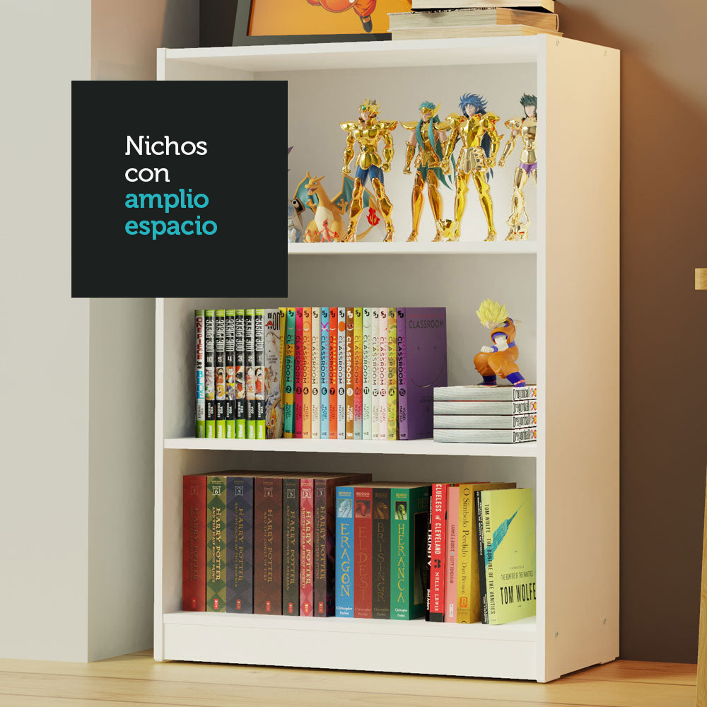 Mueble Estante Librero con 3 Niveles