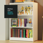 Mueble Estante Librero con 3 Niveles