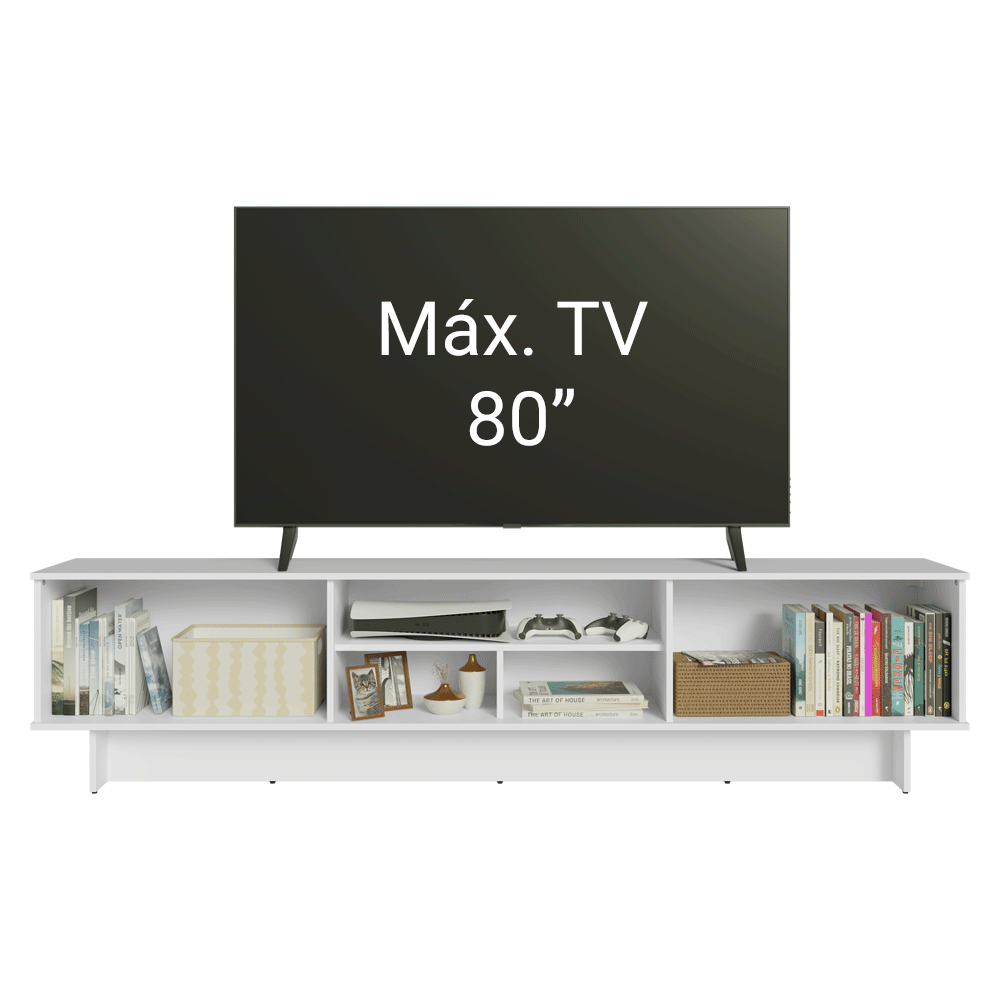 Centro de Entretenimiento Mesa para TV Vik Hasta 80 Pulgadas