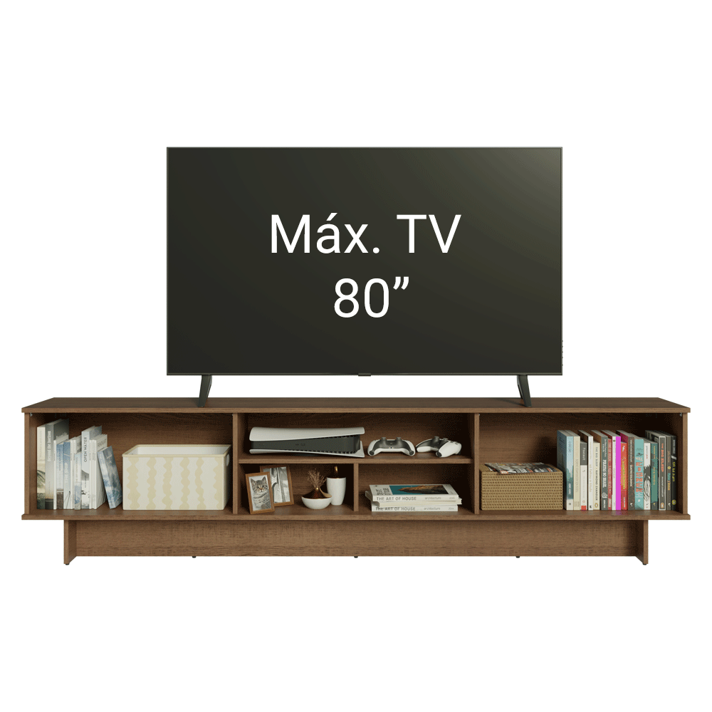 Centro de Entretenimiento Mesa para TV Vik Hasta 80 Pulgadas