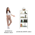 Mueble Estante Librero con 4 Niveles
