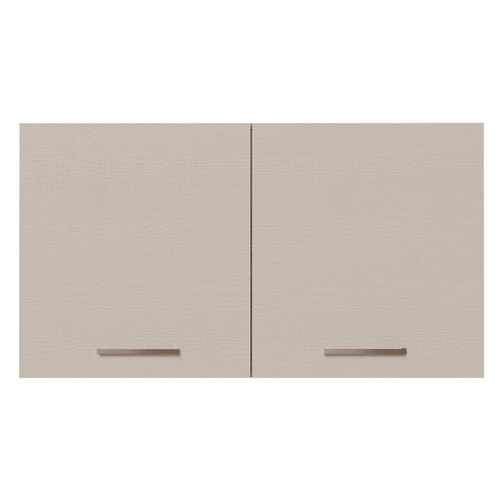 Mueble de Cocina Superior 120 cm 2 Puertas Marrón/Crema Agata Madesa