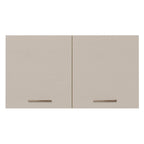 Mueble de Cocina Superior 120 cm 2 Puertas Marrón/Crema Agata Madesa