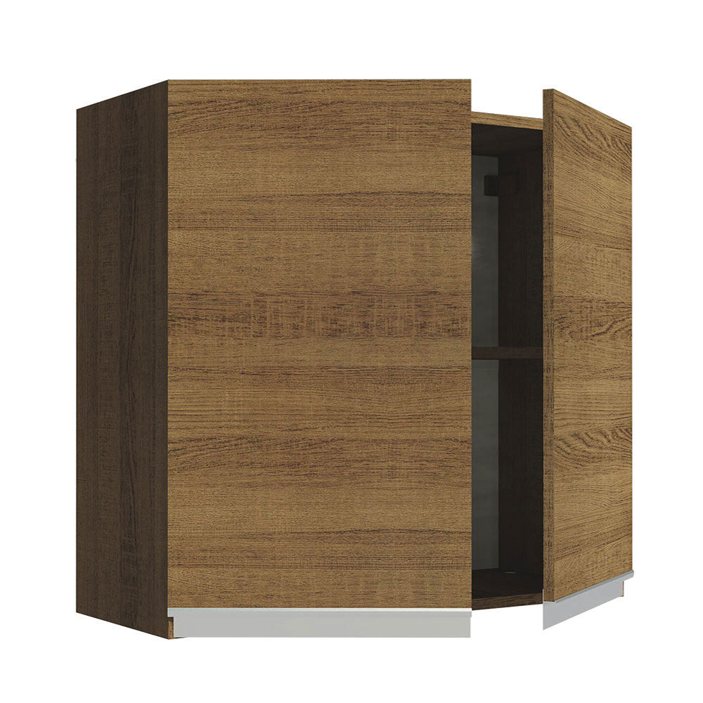 Mueble de Cocina Superior Glamy 70 cm 2 Puertas Marrón