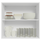 Mueble de Cocina Superior Vik 70 cm 2 Puertas Blanco/Verde