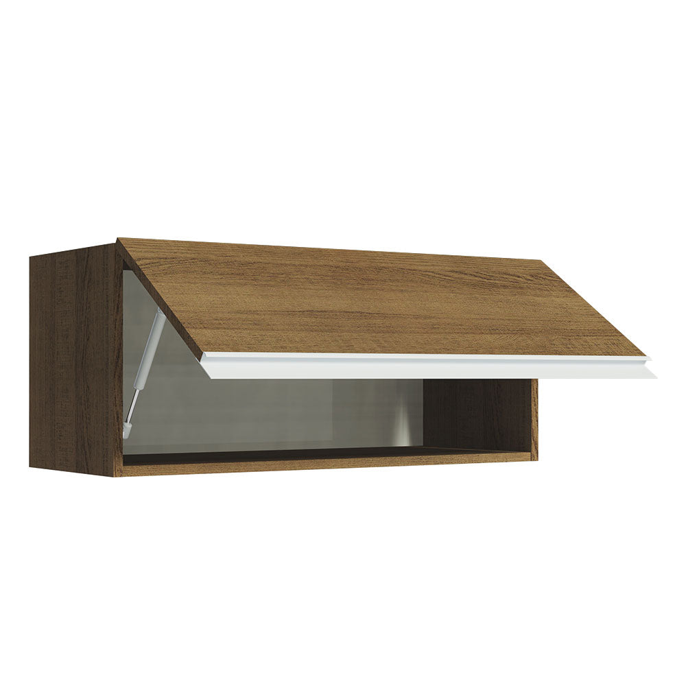 Mueble de Cocina Superior Glamy 80 cm 1 Puerta Abatible Marrón