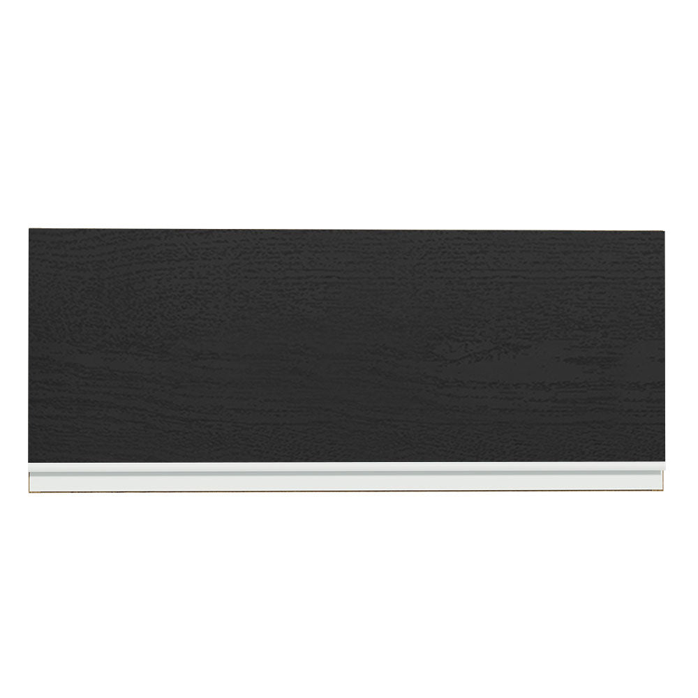 Mueble de Cocina Superior Madesa Glamy 80 cm 1 Puerta Abatible Marrón/Negro