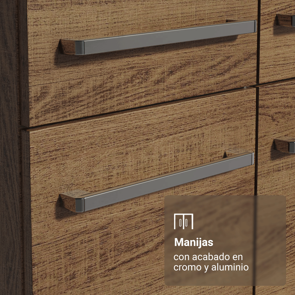 Cocina Integral Emilly 2.90 Metros Marrón 01