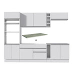 Cocina Integral Vicenza 2.90 m con Encimera Blanco 12