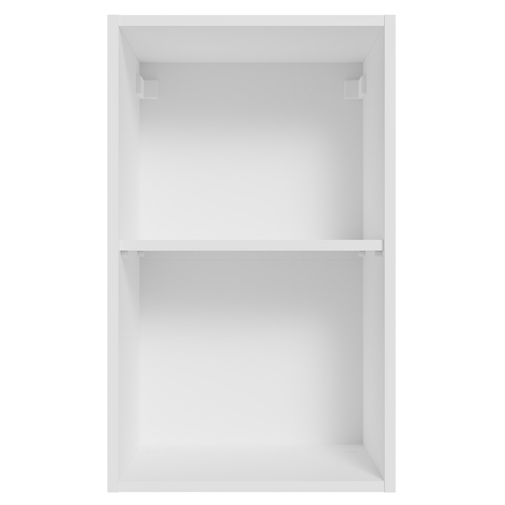 Mueble para Dormitorio Madesa Neo con 2 nichos abiertos 40 cm Blanco