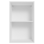 Mueble para Dormitorio Madesa Neo con 2 nichos abiertos 40 cm Blanco