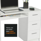 Escritorio de Oficina Alaska + Mueble Estante Librero