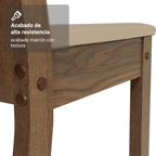 Juego de Comedor Rute con 4 Sillas