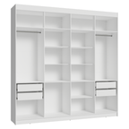 Closet Venus 4 Cajones 2 Barrales 17 Nichos Blanco