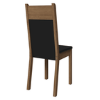 Kit con 6 Sillas de Comedor 4280 MarrónNegro