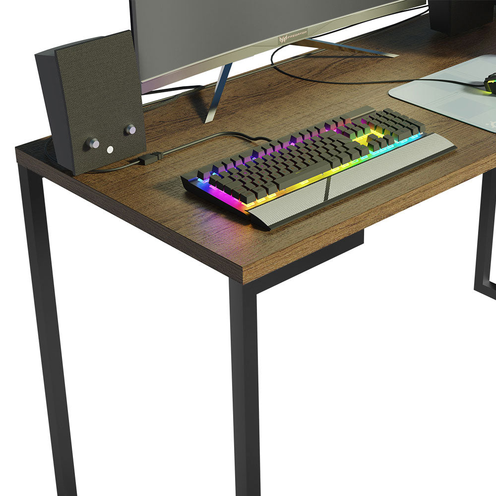 Escritorio de Oficina Industrial Madesa de 120 cm Marrón