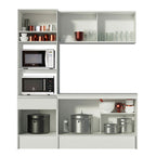 Cocina Integral Diamante 1.80 m con Encimera Blanco