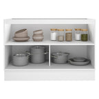 Mueble de Cocina Bajo Glamy 1.20 Metros 2 Puertas Blanco