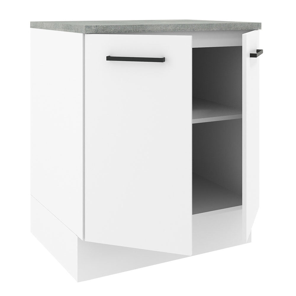 Mueble de Cocina Bajo Agata 70 cm 2 Puertas Blanco