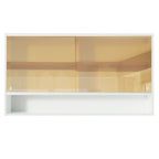 Mueble de Cocina Superior 1.20m 2 Puertas Corredizas de Cristal Reflex