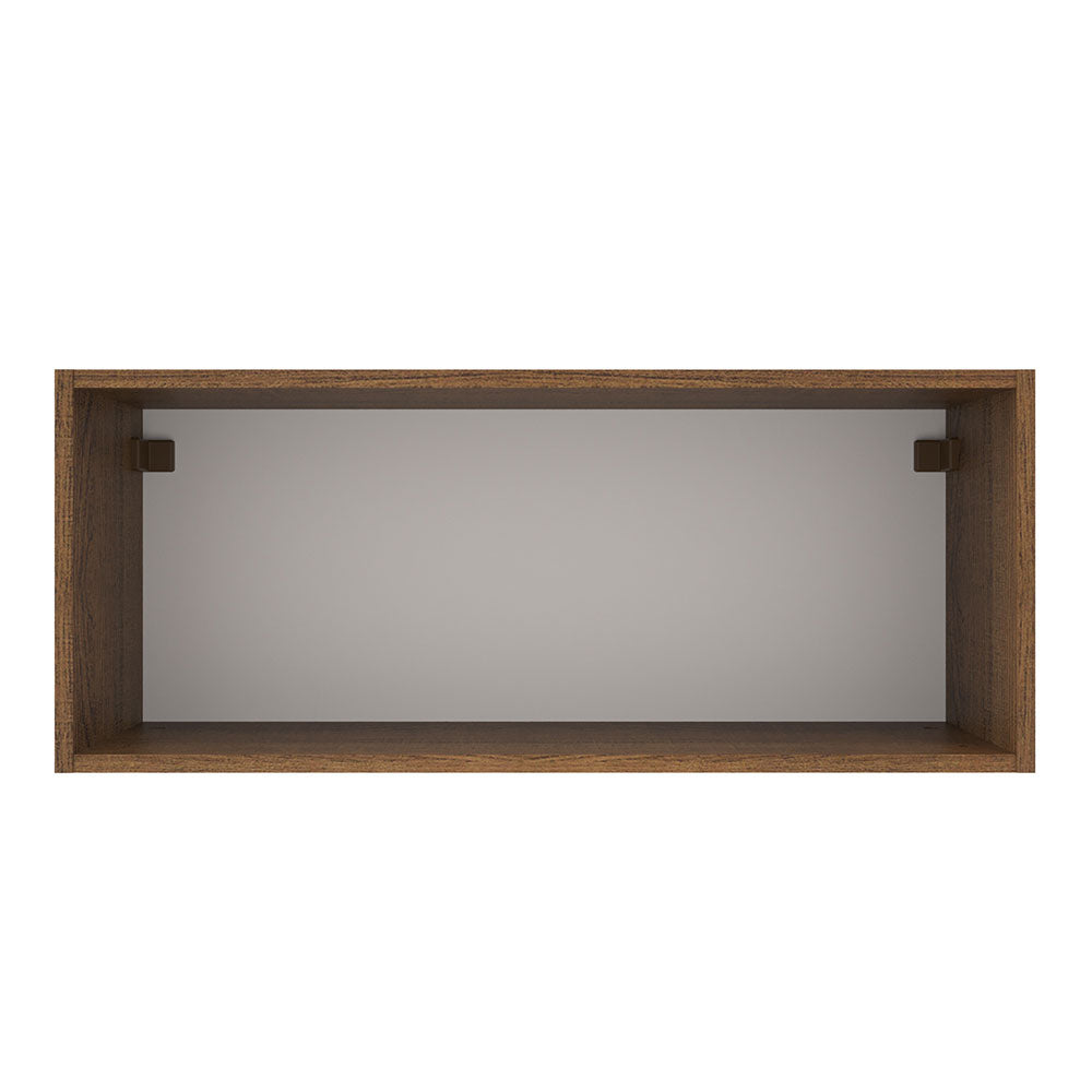 Mueble de Cocina Superior Agata 80 cm 1 Puerta Abatible Marrón/Crema
